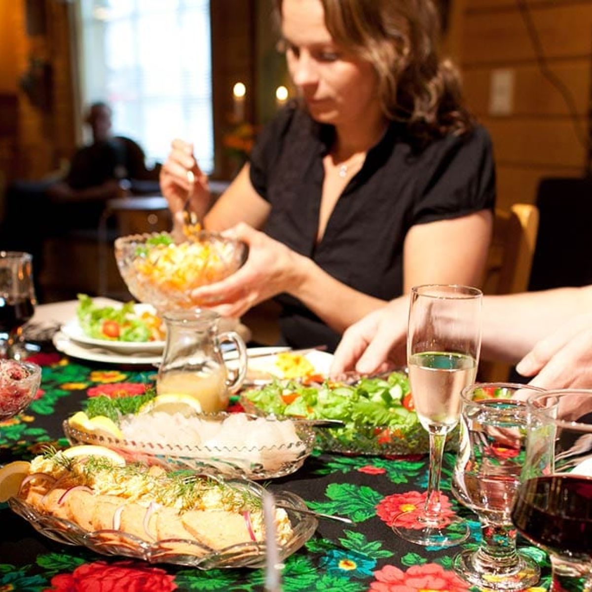 Abendessen an der Ostgrenze