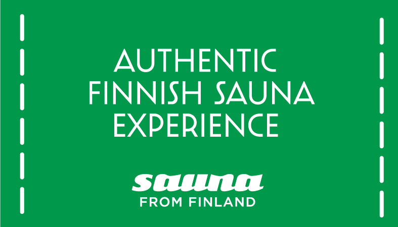 Authenthic Finnish sauna experience