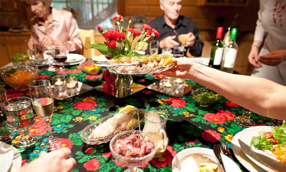 Abendessen an der Ostgrenze